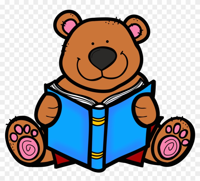 Book Corner, Clip Art - Bear With Book Clipart #1058815