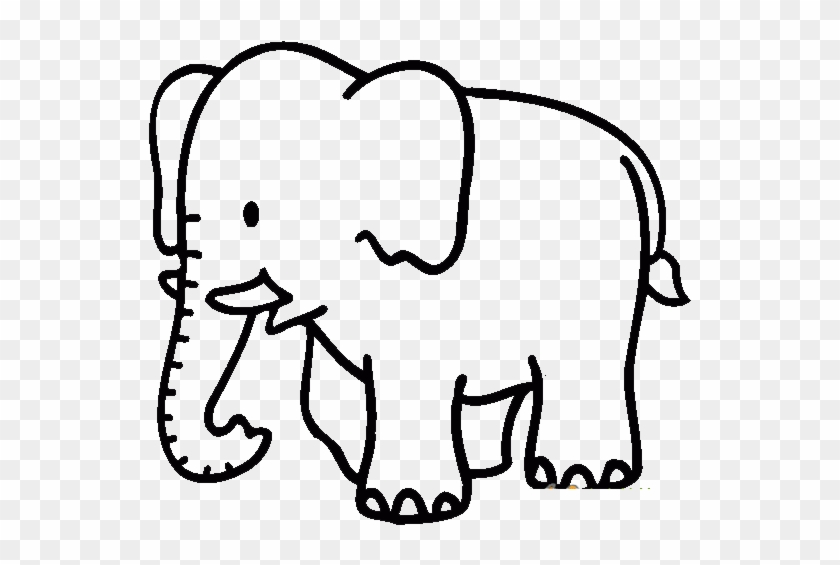 African Elephant Coloring Book Child Clip Art - Elephant Colouring Pages #1058821