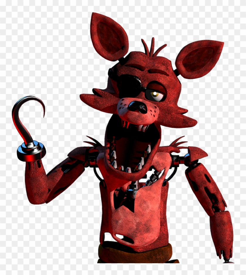 Foxy Render Transparent By Zacmariozero - Five Nights At Freddy's Invitations, 8ct, Multicolor #1058831