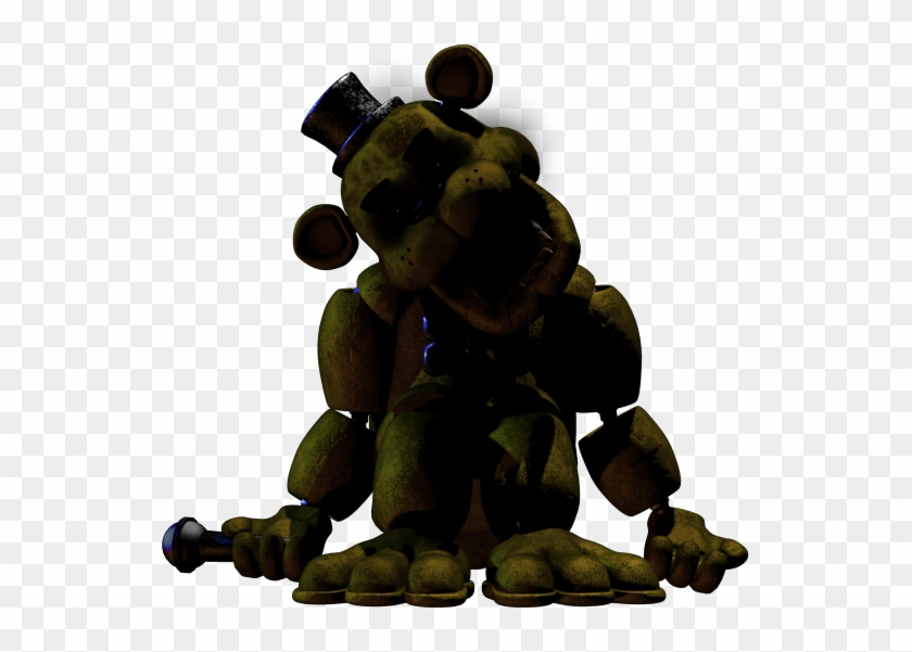 Yellowbear By Zacmariozero - Fnaf 1 Withered Golden Freddy #1058836