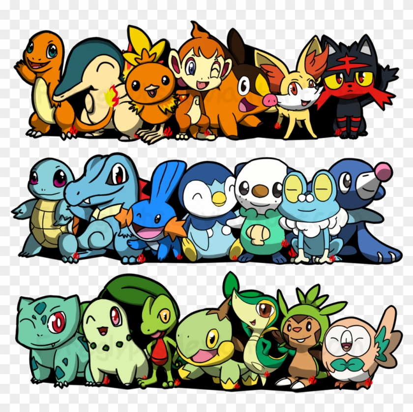 View Collection - Pokemon All Starters Deviantart #1058984