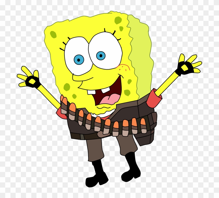 How To Draw Spongebob Download - Spongebob Team Fortress 2 #1059052