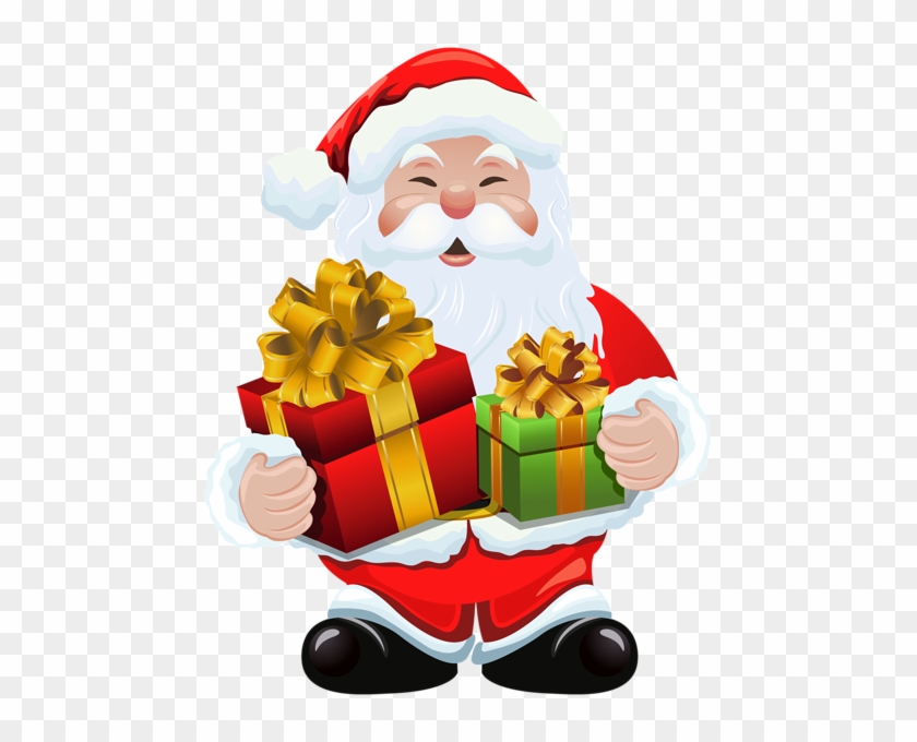 Santa Claus With Gifts Png Clipart Image - Santa Claus With Gifts #1059098