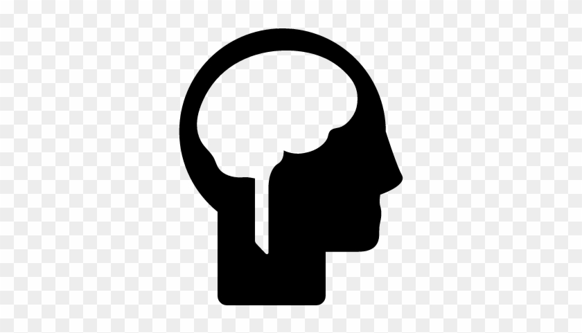Head With Brain Vector - Cabeza Con Cerebro Png #1059192