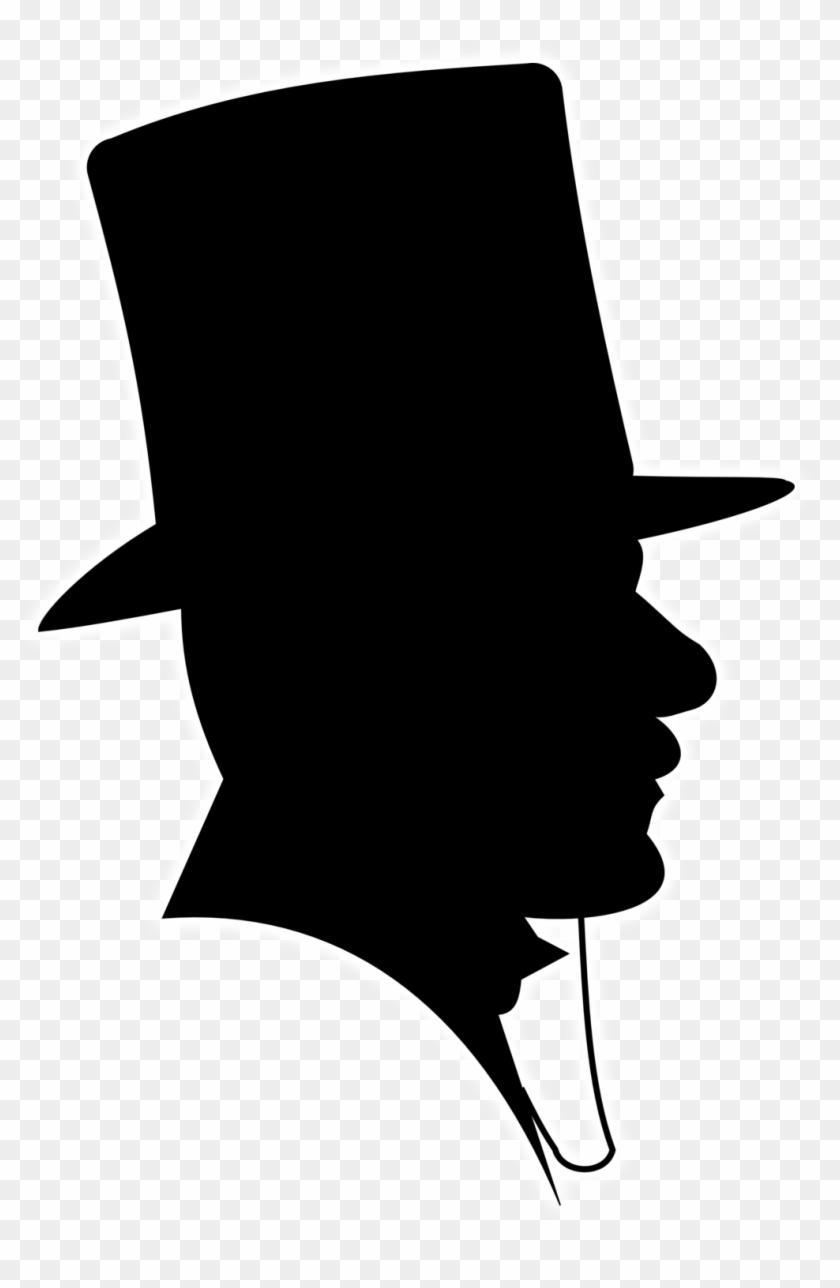 The Ringleader Man In Top Hat Silhouette Free Transparent Png Clipart Images Download