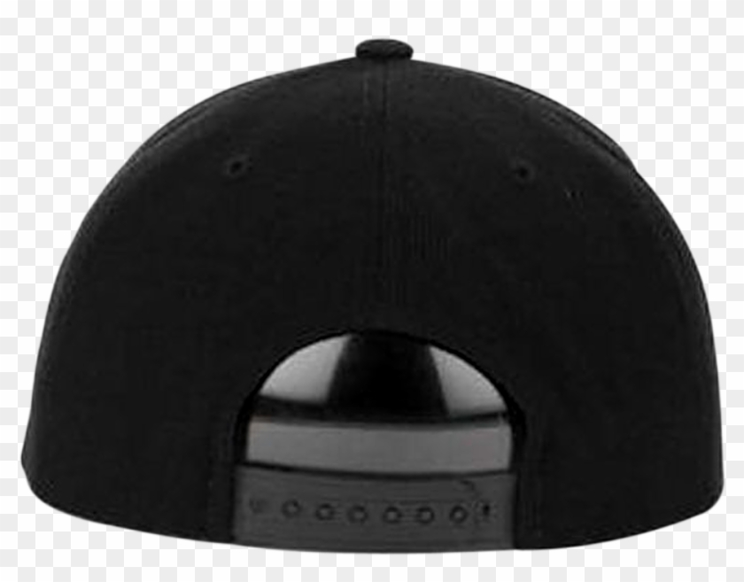 Black Snapback Back View Image 104586 - Snapback Back Png #1059267