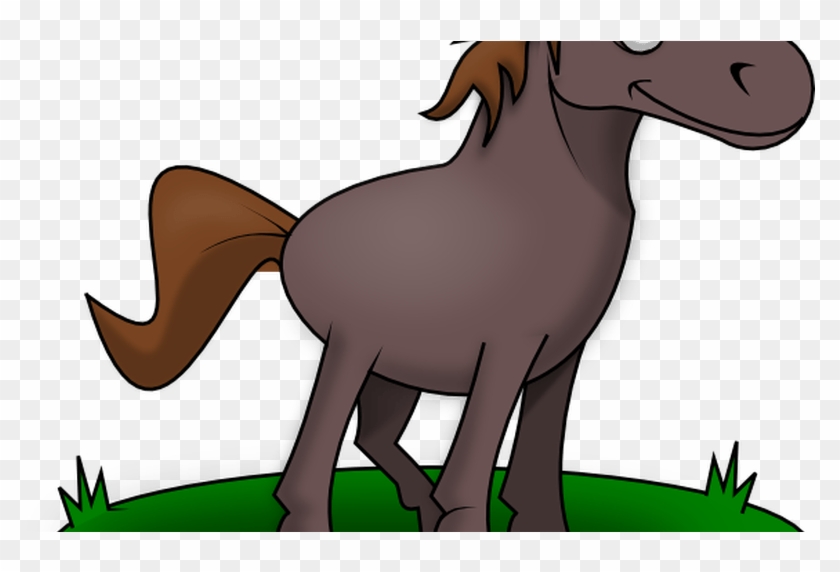 Horse Eating Grass Clipart 6 By Holly - Конь Рисунок Для Детей #1059331