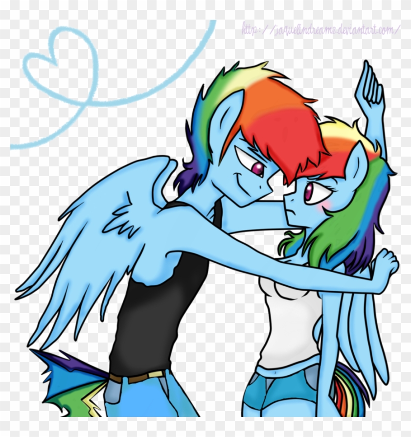 Jaquelindreamz, Dashblitz, Female, Male, Rainbow Blitz, - Cartoon #1059392