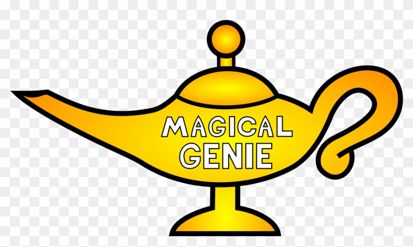 Magic Genie Lamp Clip Art - Magic Genie Lamp Clip Art #1059420