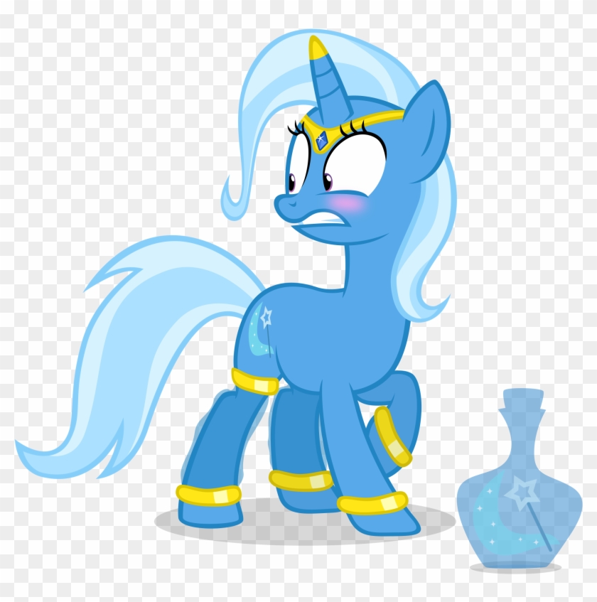 Navitaserussirus, Blushing, Bottle, Female, Genie, - Mi Little Pony Trixie #1059440