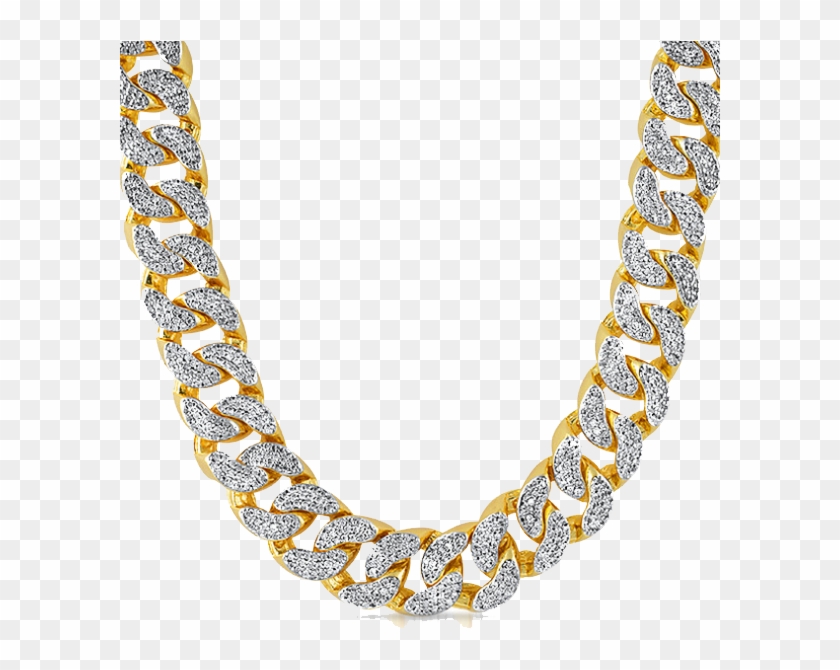 Thug Life Gold Chain Png Hd - Gold Diamond Necklace For Men #1059491