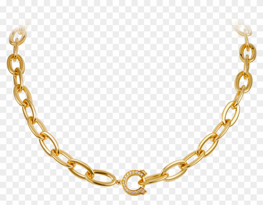 Necklace Png Image - Gold Chain Necklace Png #1059537