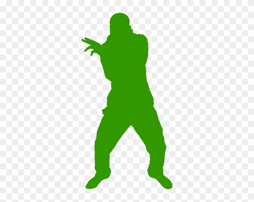 Silhouettes - Silhouette Dancer Green Png #1059590