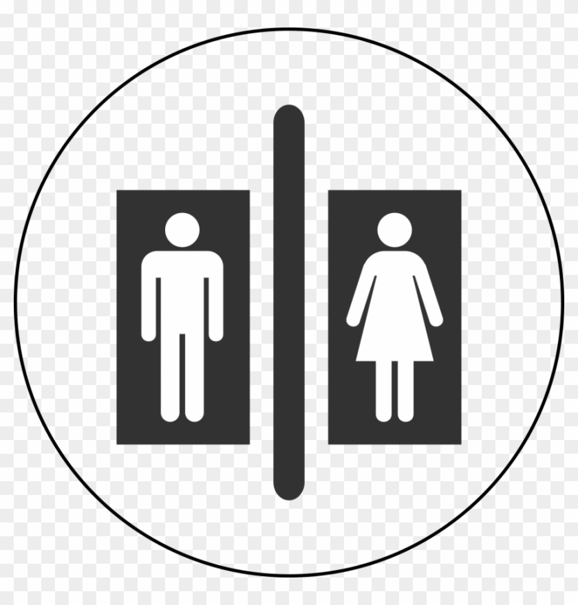 Bathroom Pictogram Vector Clipart - May I Go To The Toilet #1059660