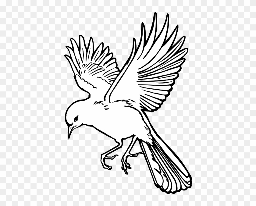 Peace Dove Clipart Burung Pencil And In Color Peace - Flying Bird Line Drawing #1059679