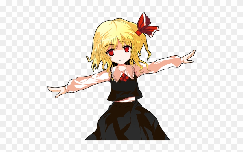 15152971 Touhou Rumia T Pose Free Transparent Png Clipart Images Download - roblox character t posing