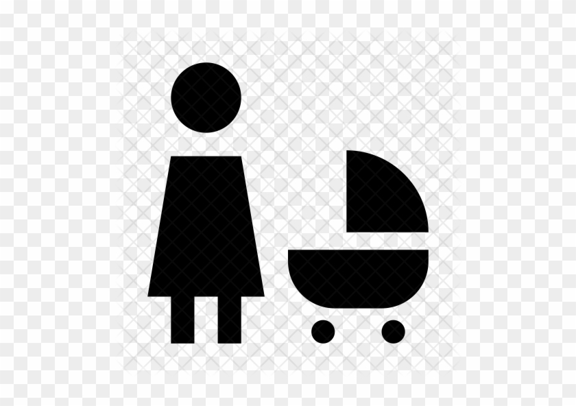 Mom With Child Icon - Graphic Design #1059740