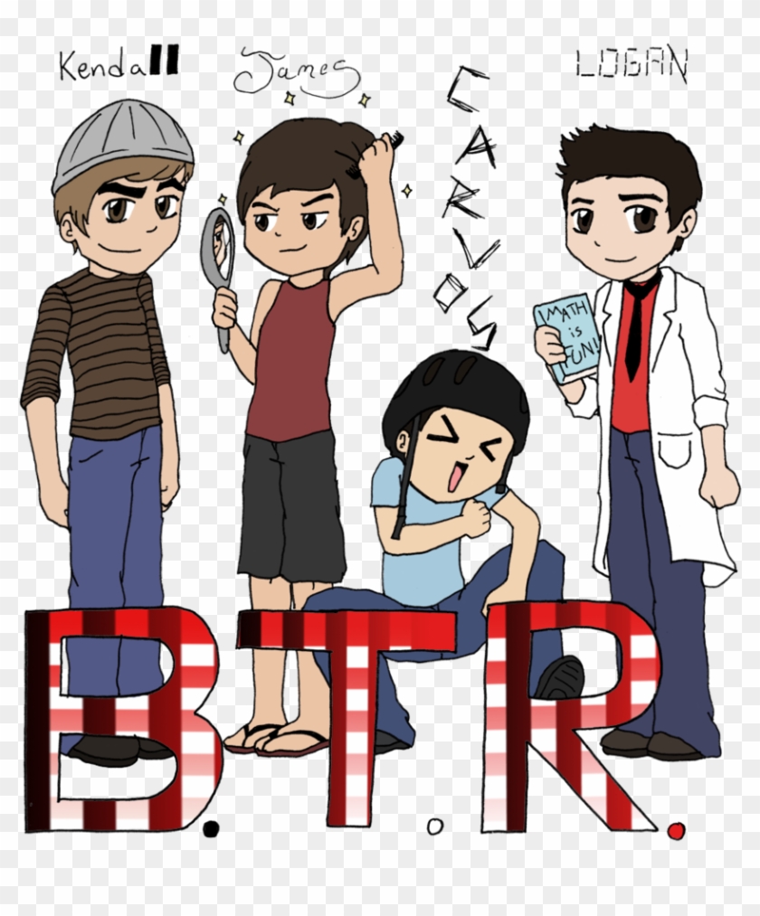 Big Time Rush By Rachaelbat - Cartoon Big Time Rush #1059769