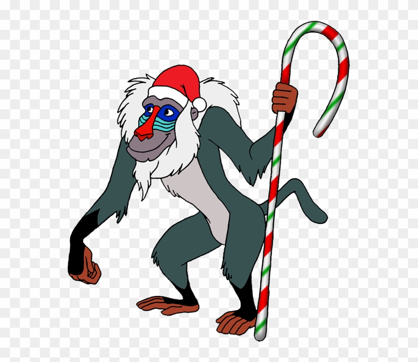 Rafiki Png Clipart - Lion King Christmas Png #1059921