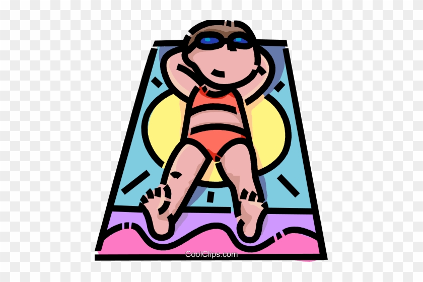 Tanning People Cliparts - Sun Tanning Clipart Transparent #1060052