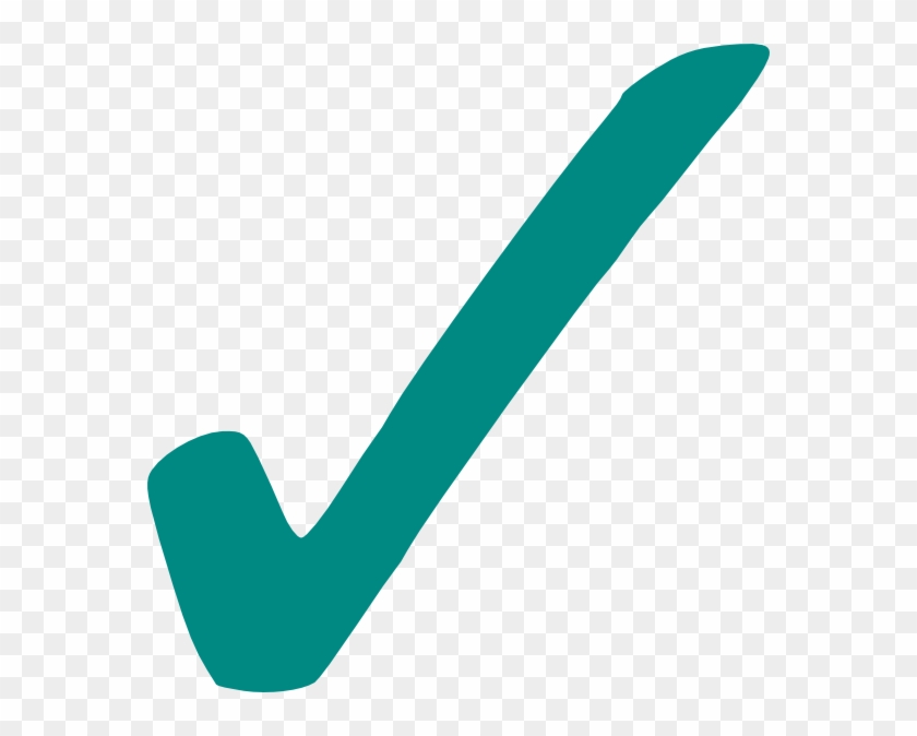 Check grey clip art at clker teal check mark png full size png