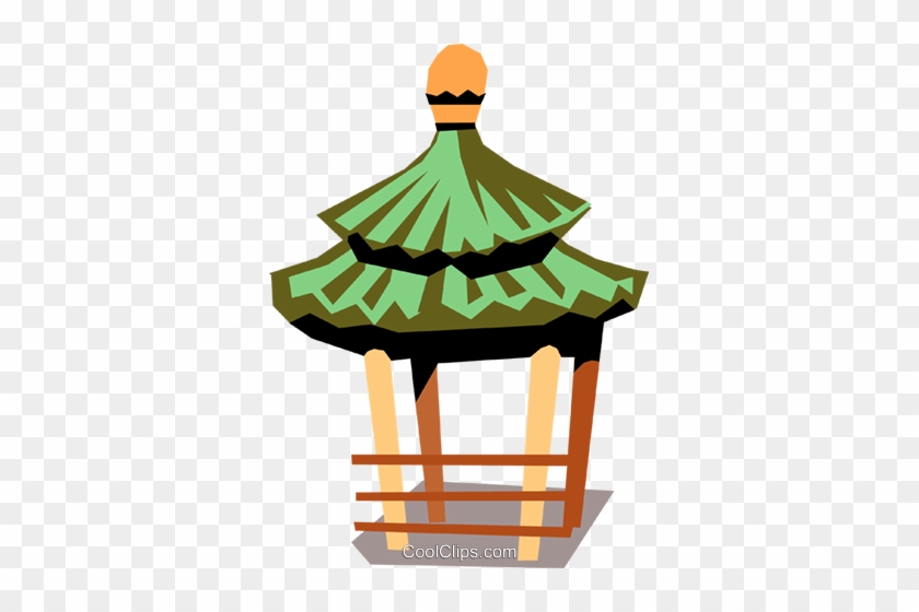 Gazebos Royalty Free Vector Clip Art Illustration - Illustration #1060125