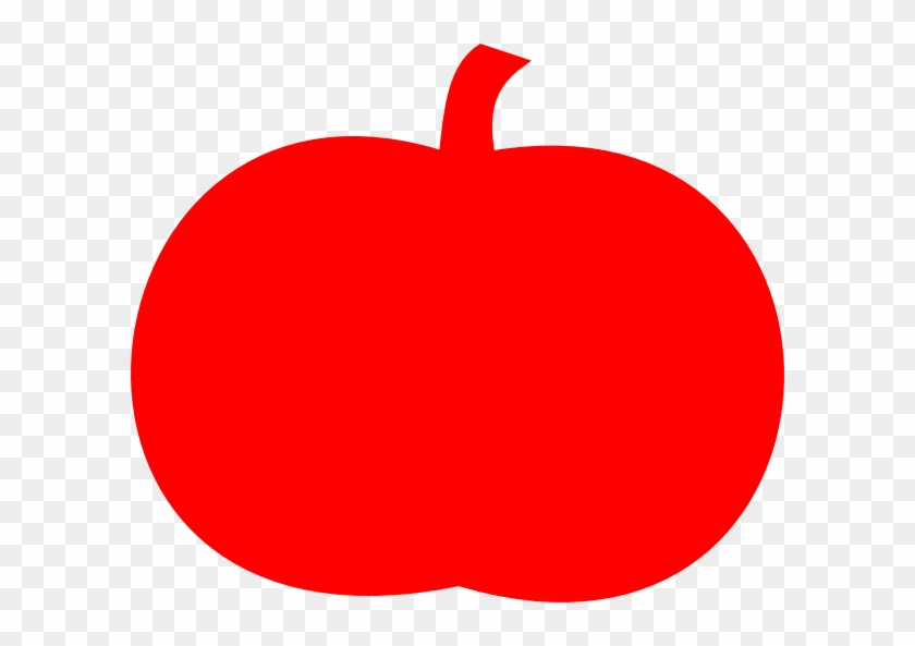 Red Pumpkin Clip Art - Red Pumpkin Clipart #1060186