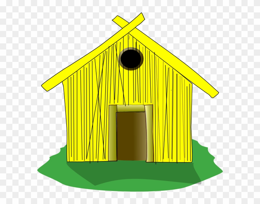 House Of Hay Clipart - Straw House Clip Art #1060216