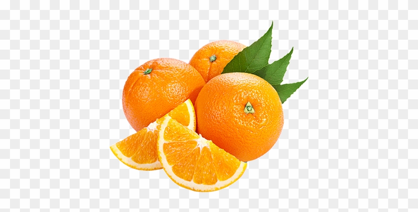 Oranges With Leaf - Orange Png #1060233