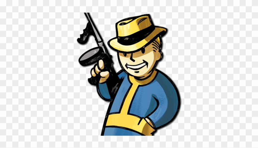 View Samegoogleiqdbsaucenao Vault Boy Gun , - Vault Boy With Tommy Gun #1060257