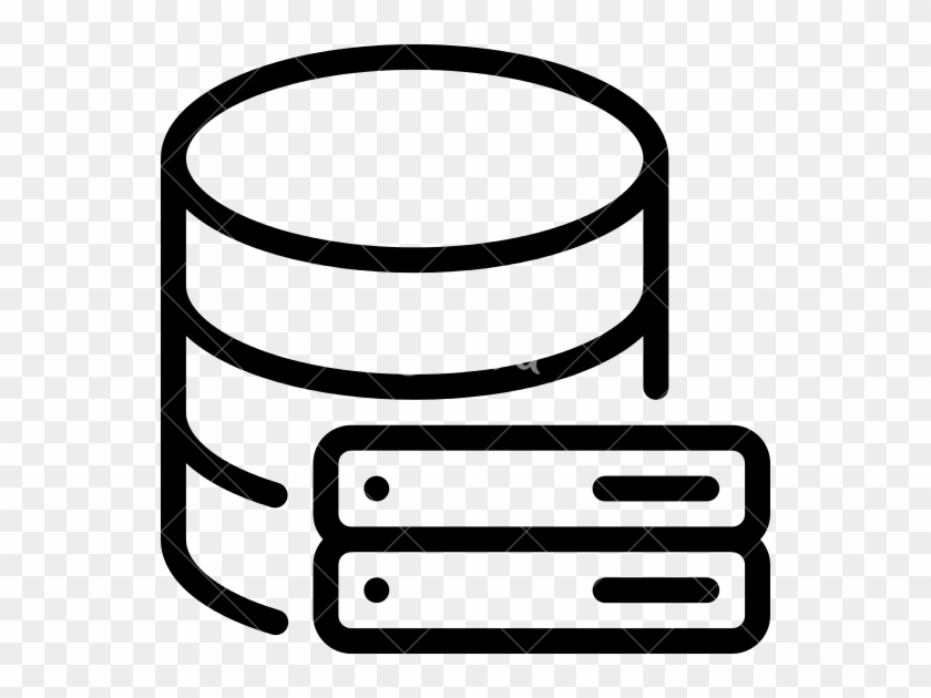 Server Database Icon - Server And Database Icon #1060323
