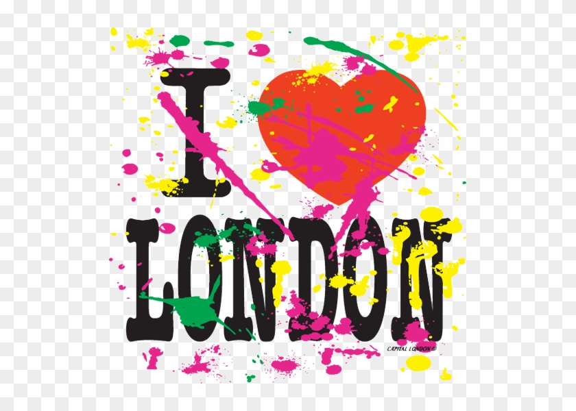 I Love London Splash - Heart #1060353