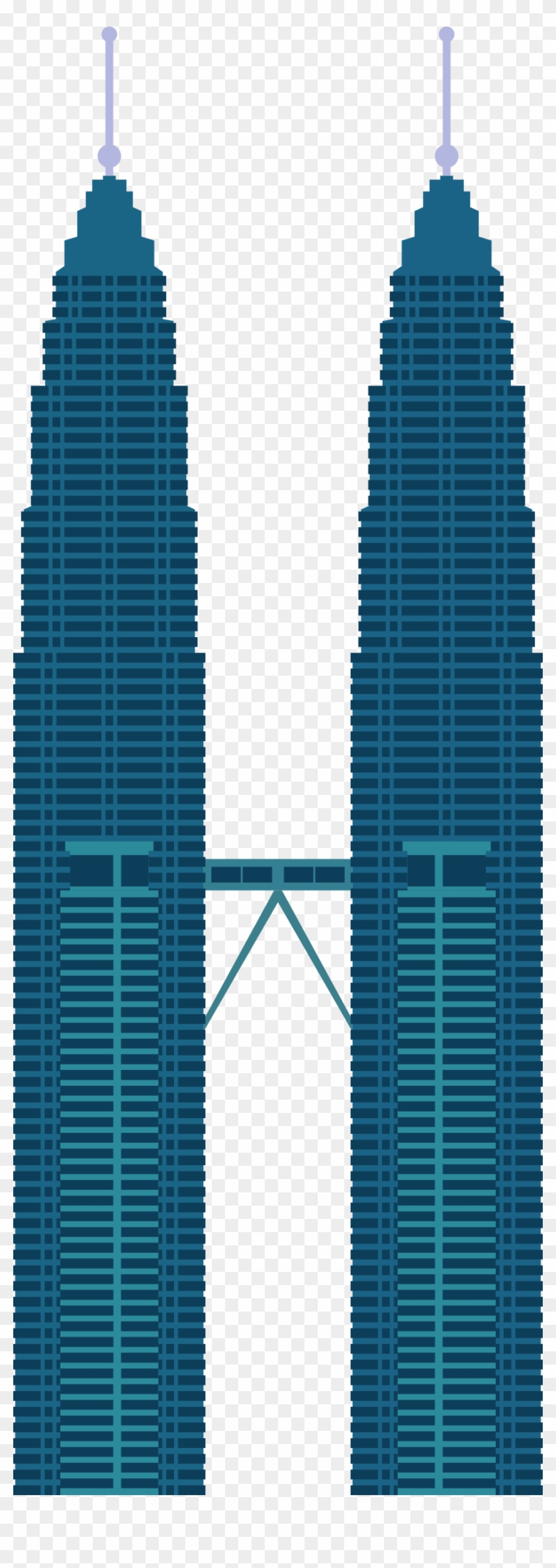 Big Image - Petronas Twin Towers Vector #1060355
