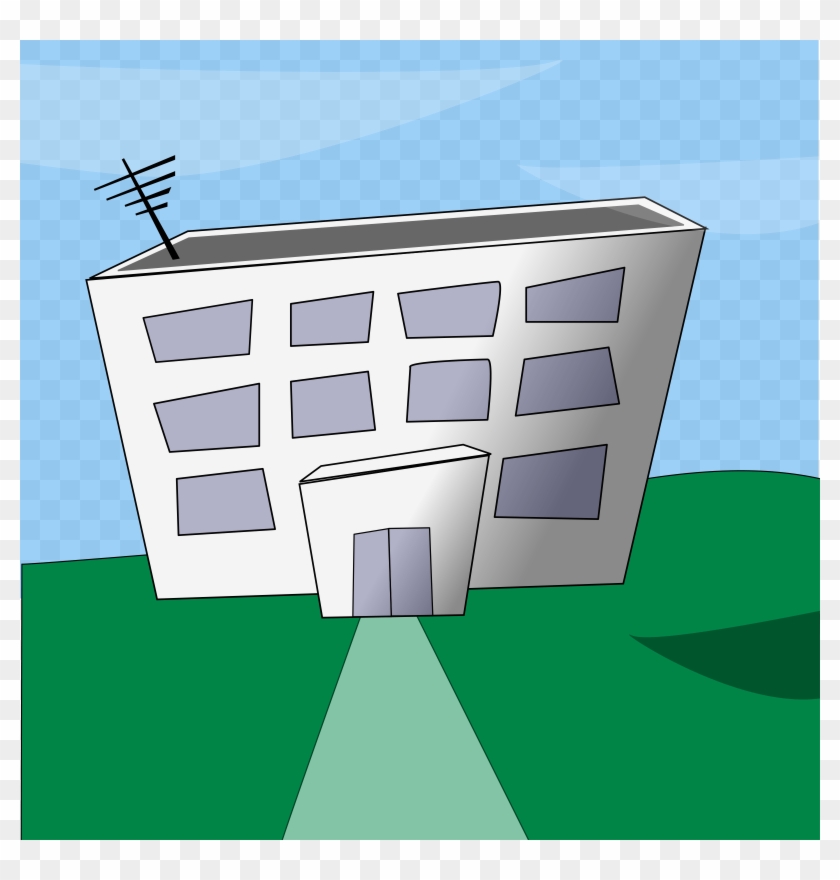 Clipart Cartoon Building - Building Comic #1060365