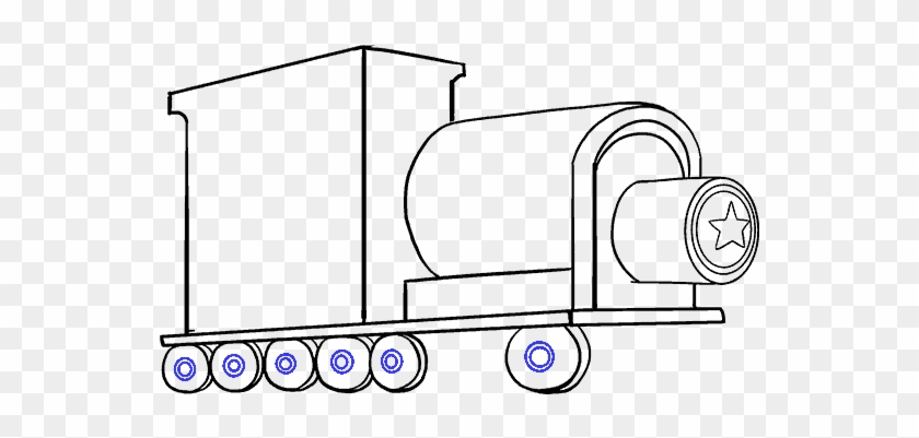 How To Draw Train - Draw A Train #1060437
