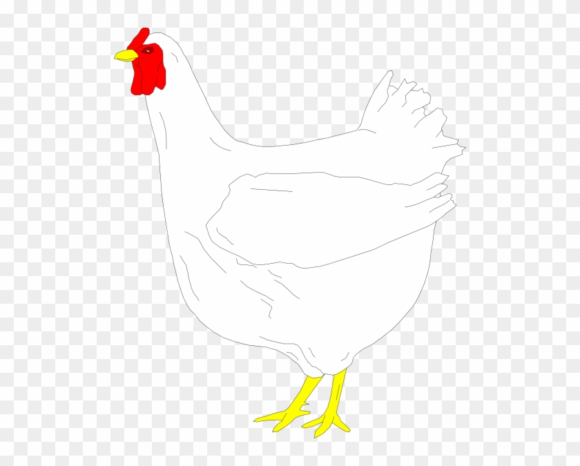 Simple Digital Chicken Drawing - Rooster #1060452