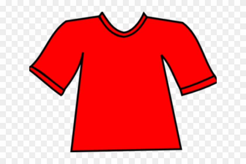 Red T-shirt Cliparts - Red T Shirts Clip Art #1060571