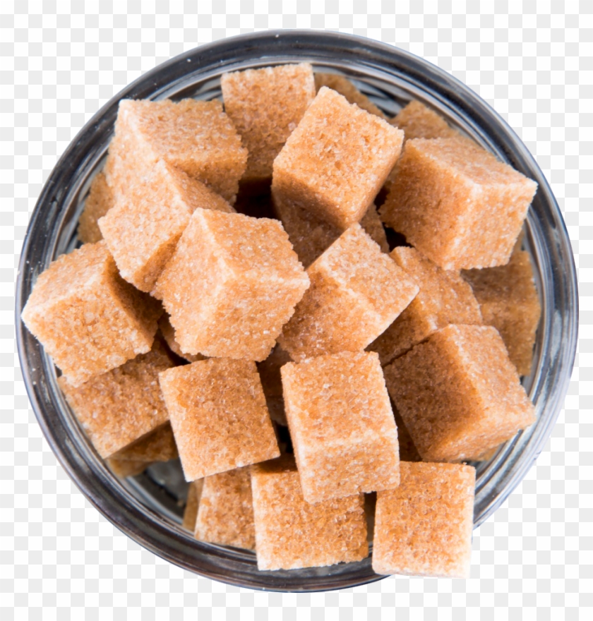 Brown Cane Sugar Cubes Png Image - Sugar Cubes #1060581