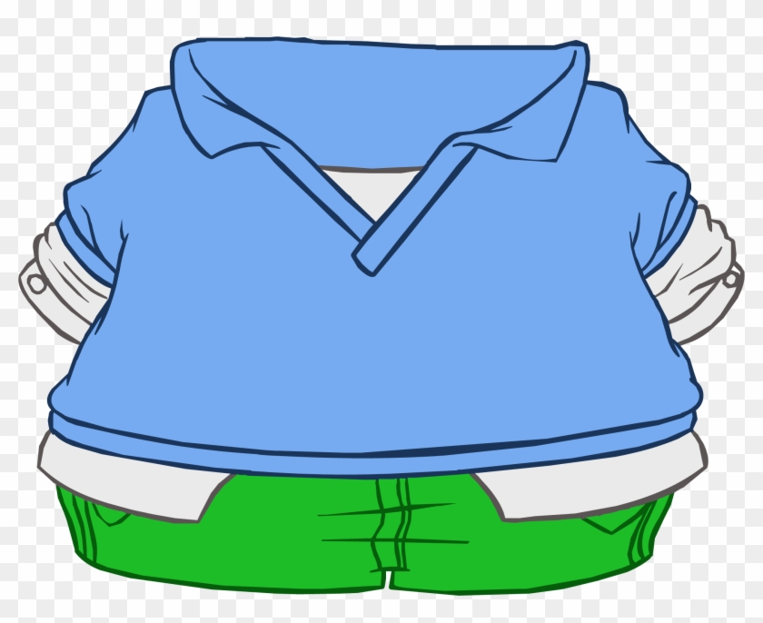 Collared Blue Shirt - Collared Blue Shirt #1060587