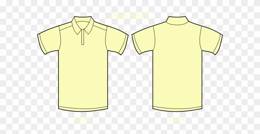 Pale Yellow Polo Shirt #1060598