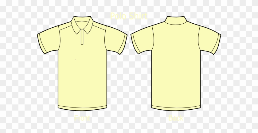 Pale Yellow Polo Shirt #1060598