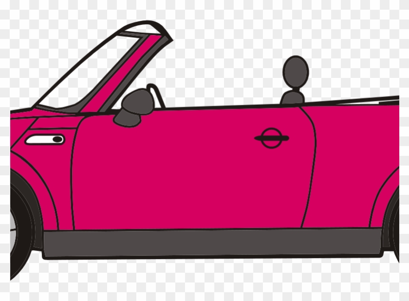 Convertible - Mini Cooper Clipart #1060628