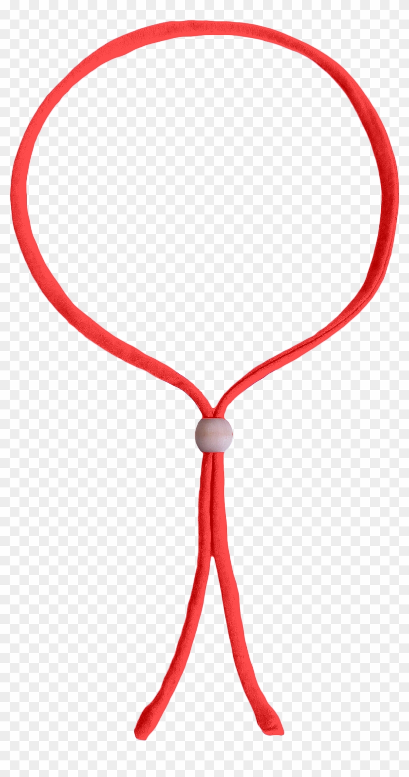 Simple Strand Bolo Tye With Adjustable Wooden Bead - Simple Strand Bolo Tye With Adjustable Wooden Bead #1060652