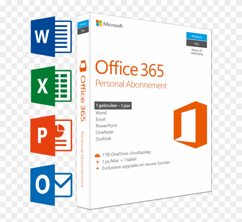 Microsoft Office 365 Personal 1 Jaar Abonnement Nl - Microsoft Office #1060762