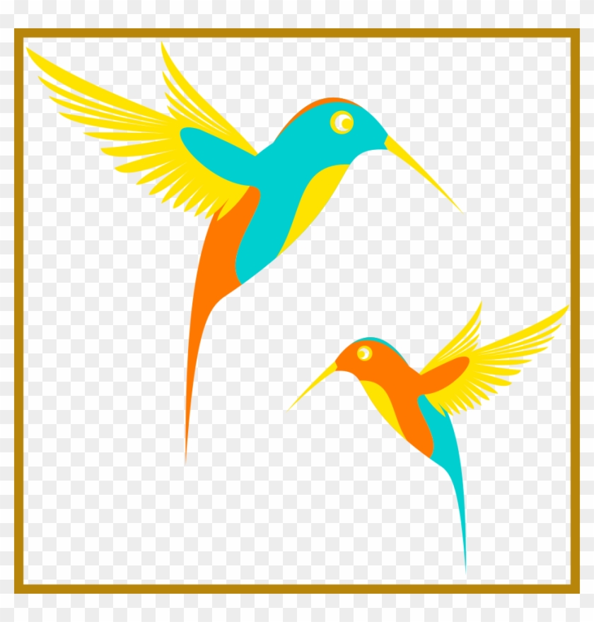 Marvelous Flowerspng Colibri Birds Vector Colorful - Bird #1060785