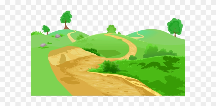 Hill Clipart Animated - Pathway Clip Art #1061119