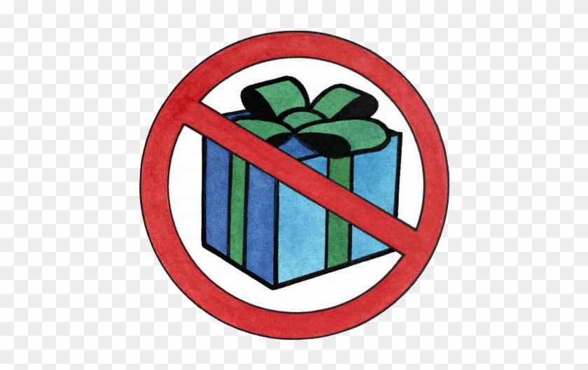 No Gift Sign Png #1061148