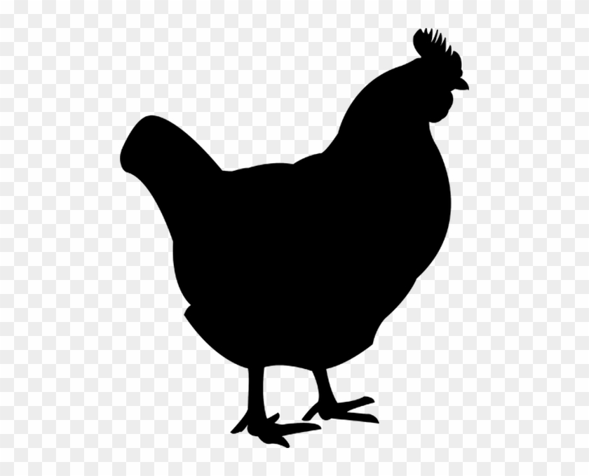 Free Chicken Png Images - Chicken Silhouette No Background #1061189