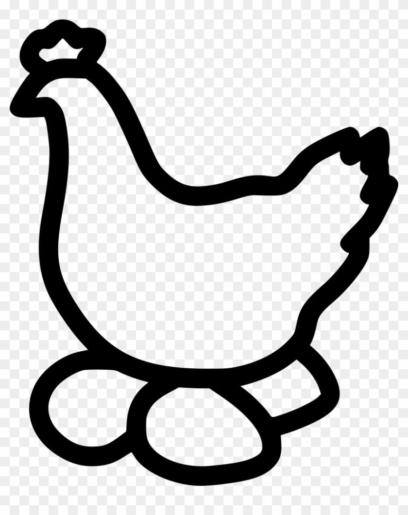 Hen Egg Eggs Poultry Svg Png Icon Free Download - Chicken Egg Icon #1061208