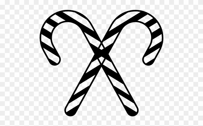 Striped Cane Icon - Palotes De Navidad #1061250